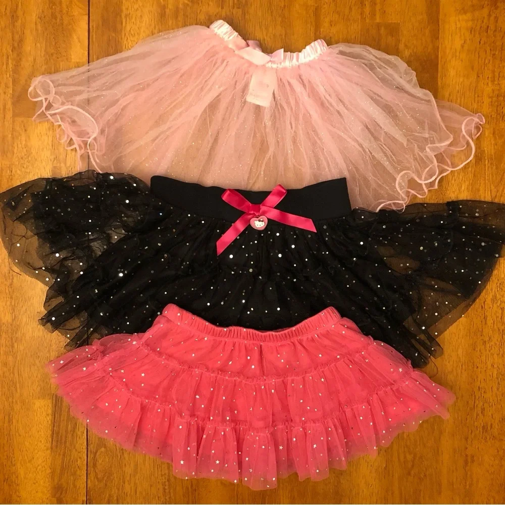Little Girl’s Tutus; Lot of 3; EUC; Disney (OSFA); Hello Kitty (S) & Target (XS) - Picture 1 of 13